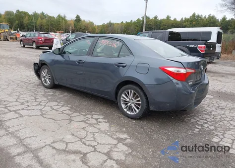 2015 Toyota Corolla Le Plus z USA, uszkodzony, nr VIN 2T1BURHE2FC349256